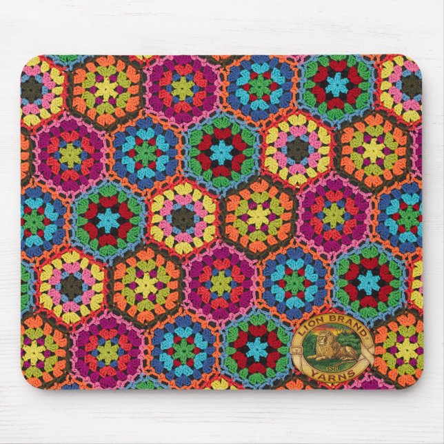 Tapis de souris carré de mamie (Devant)