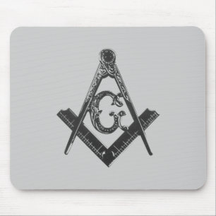 Tapis De Souris Carré et boussoles Mousepad de cru