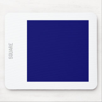 Tapis De Souris Carré - Marine profonde et blanc