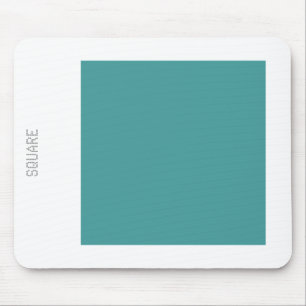 Tapis De Souris Carré - Ocean Green et White