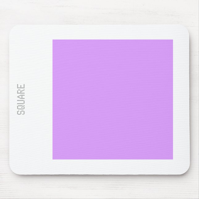 Tapis De Souris Carré - Pâques violet et blanc (Devant)
