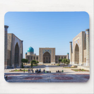 Tapis De Souris Carré Registan - Samarkand, Ouzbékistan, Asie