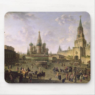 Tapis De Souris Carré rouge, Moscou, 1801