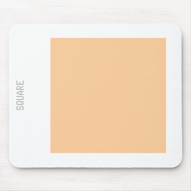 Tapis De Souris Carré - Sable et blanc (Devant)