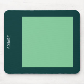 Tapis De Souris Carré - Vert défraîchi et Vert noir