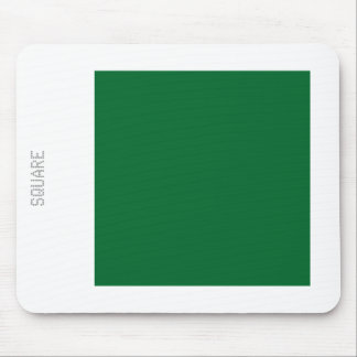 Tapis De Souris Carré - Vert et blanc de la forêt