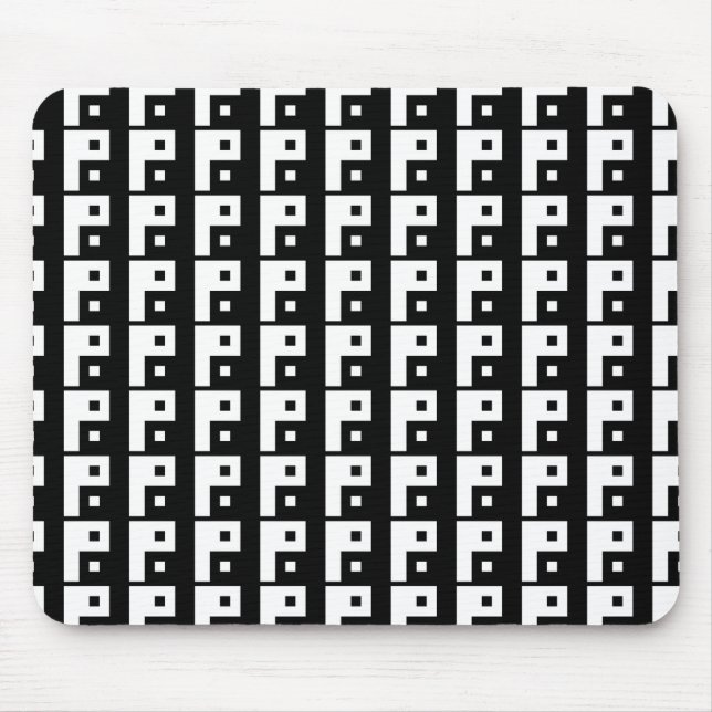 Tapis De Souris Carré Yin Yang (Devant)