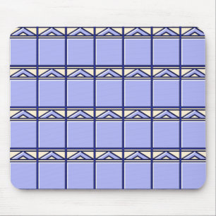Tapis De Souris Carreaux bleus