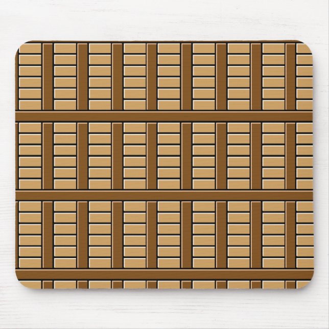 Tapis De Souris Carreaux Brown (Devant)