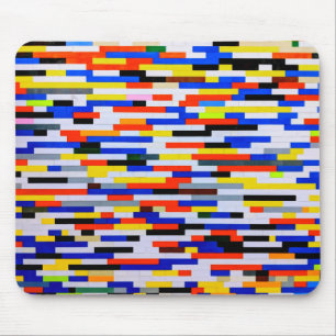 Tapis De Souris Carreaux de construction couleur primaire