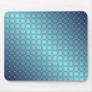 Tapis De Souris Carreaux de métal bleu Décor de Noël
