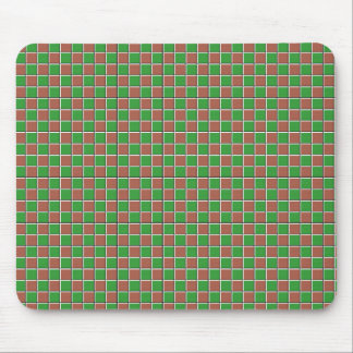 Tapis De Souris Carreaux verts et Brown