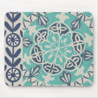 Carrelage Batik Bleu I