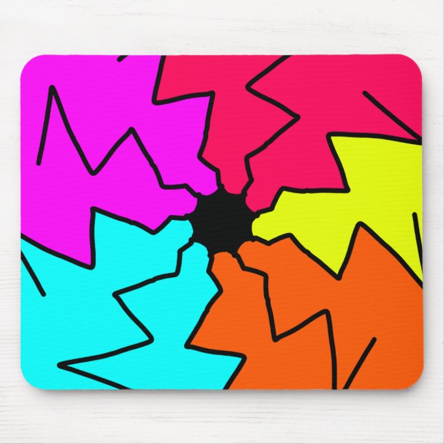 Tapis De Souris Carrelage brisé Mousepad (Devant)