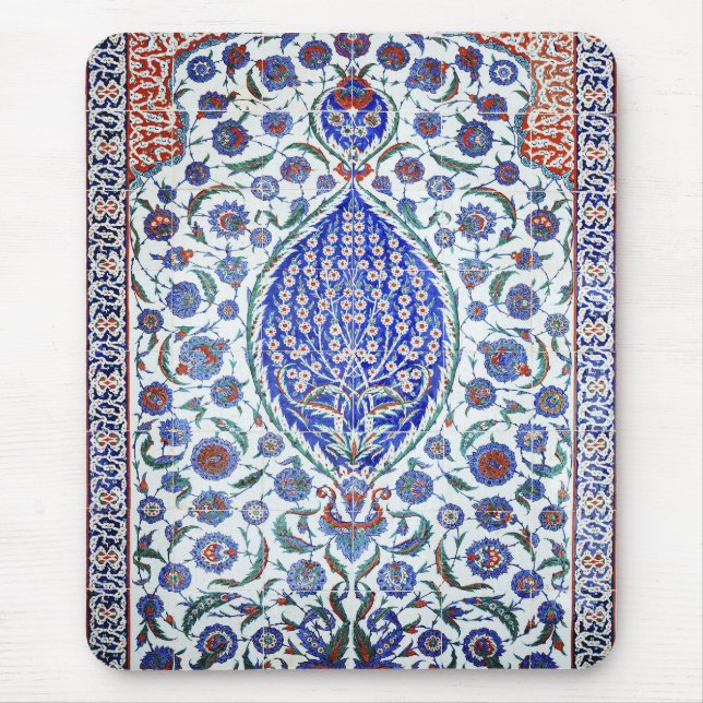Tapis De Souris Carrelage floral turc (Devant)