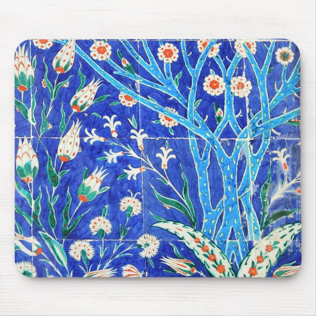 Tapis De Souris Carrelage floral turc (Devant)