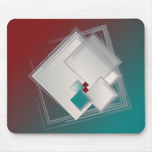 Tapis De Souris Carrés de Fibonacci (Devant)