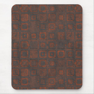 Tapis De Souris Carrés métalliques rouillés