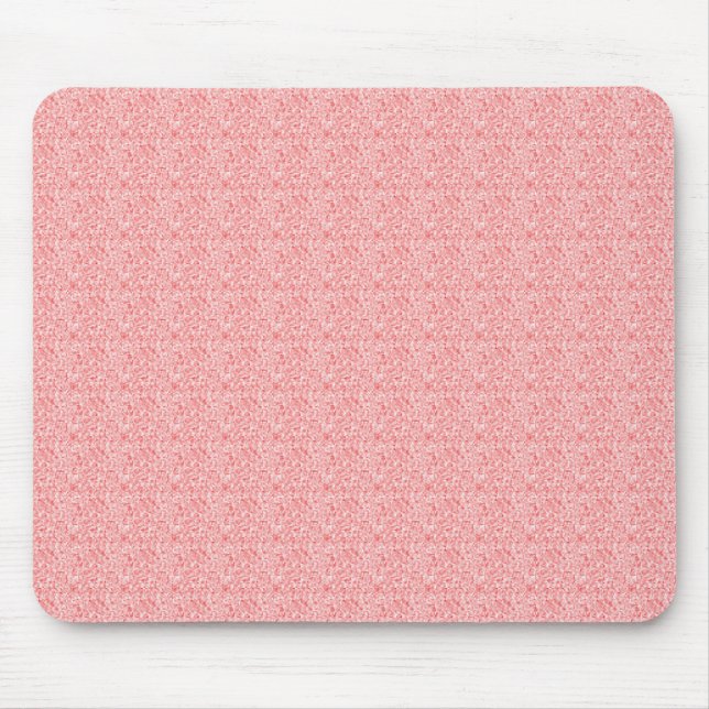 Tapis De Souris Carrés minuscules rouges (Devant)