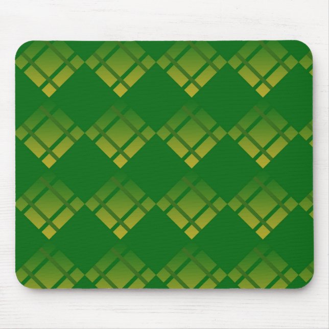 Tapis De Souris carrés verts (Devant)