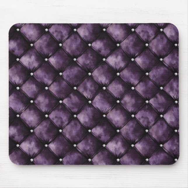 Tapis De Souris Carrés Violet Royal (Devant)