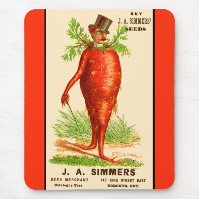 Tapis De Souris carrot man Victorian (Devant)