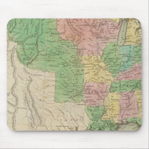 Tapis De Souris Carte 2 des États-Unis