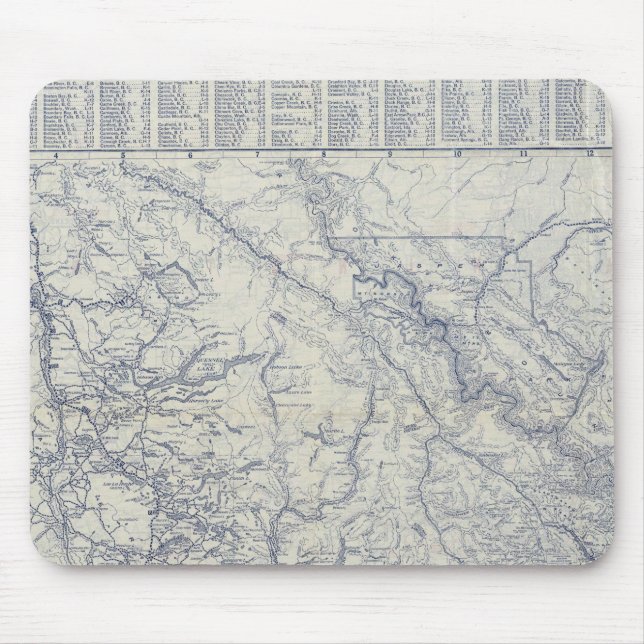 Tapis De Souris Carte 2 des sentiers automobiles de 1925 de Rand M (Devant)