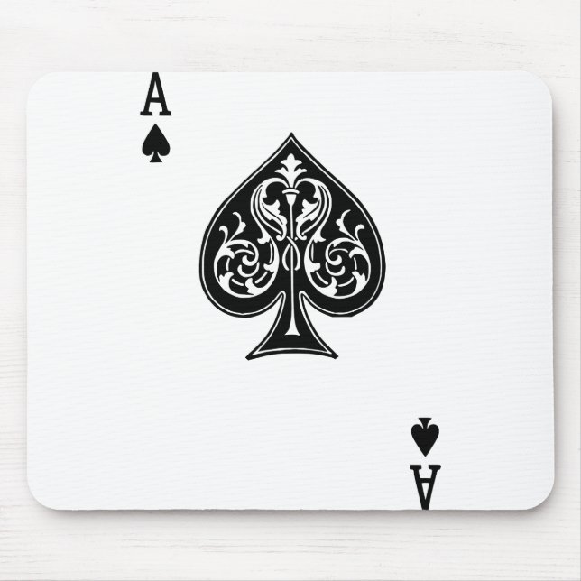 Tapis De Souris Carte Ace Poker (Devant)