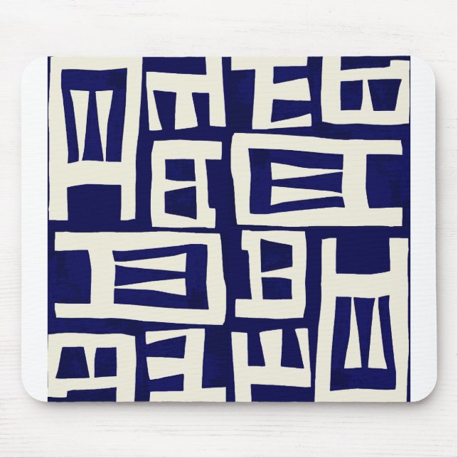 Tapis De Souris Carte africaine - Marine Ivory (Devant)