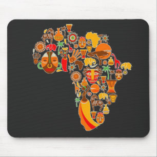 Tapis De Souris Carte AFrican