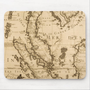 Tapis De Souris Carte antique d'Asie du Sud-Est 1687