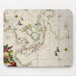 Tapis De Souris Carte antique des Indes est