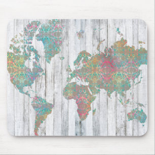 Tapis De Souris Carte Boho II