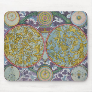 Tapis De Souris Carte céleste des planètes