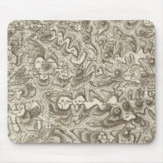 Tapis De Souris Carte composite de France 2 (Devant)