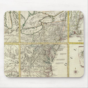 Tapis De Souris Carte composite des États-Unis