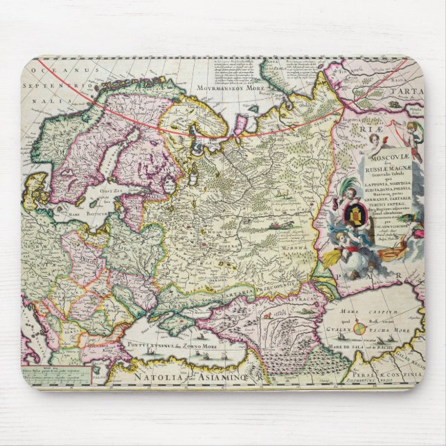 Tapis De Souris Carte d'Asie mineure (Devant)