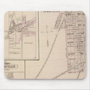 Tapis De Souris Carte d'Auburn, De Kalb Co