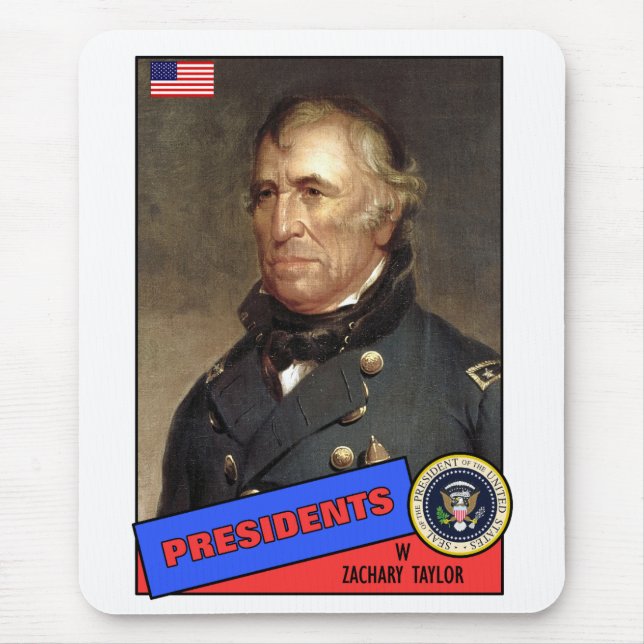 Tapis De Souris Carte de baseball de Zachary Taylor (Devant)