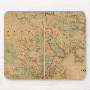 Tapis De Souris Carte De Boston 2