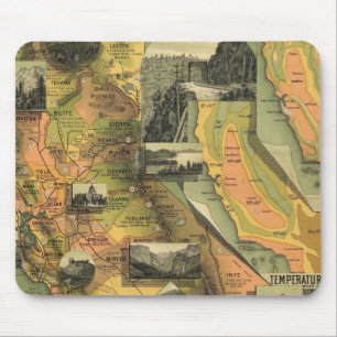 Tapis De Souris Carte de la Californie