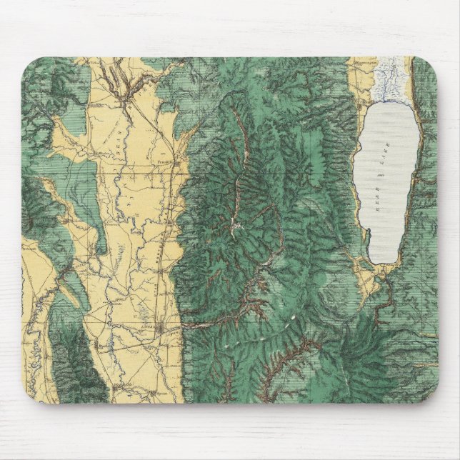 Tapis De Souris Carte de la classification des terres dans l'Utah  (Devant)