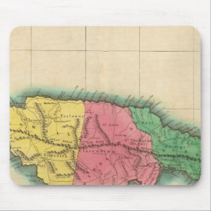 Tapis De Souris Carte De La Jamaïque