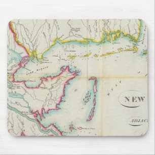 Tapis De Souris Carte de la Nouvelle-Orléans et du pays voisin