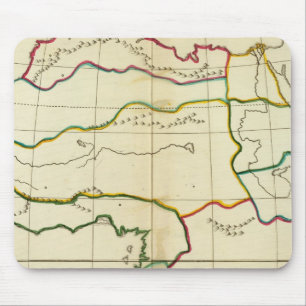 Tapis De Souris Carte de la plaine en Afrique