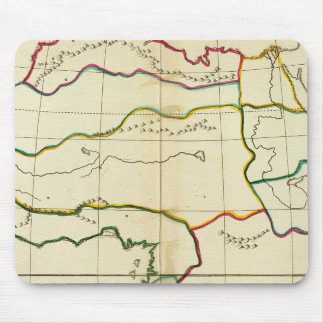 Tapis De Souris Carte de la plaine en Afrique (Devant)