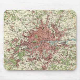Tapis De Souris Carte de la région de Londres