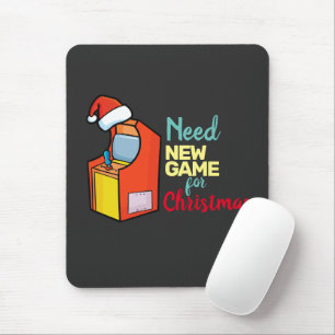 Tapis De Souris Carte de la souris de jeu de Noël personnalisable