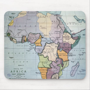 Tapis De Souris Carte de l'Afrique montrant les frontières de